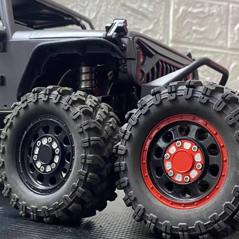 Accessori per la modifica della copertura del dado della ruota in metallo per parti di modifica del metallo del modello di auto telecomandata 1/12 H12Y H12P