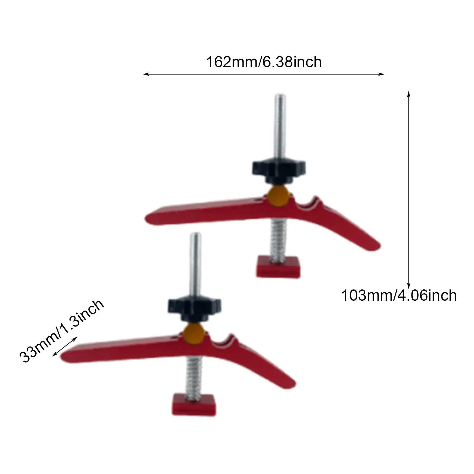 CNC Hold Down Clamp Woodworking Fixture Aluminum Alloy T Track Slot Accessories for Drill Press