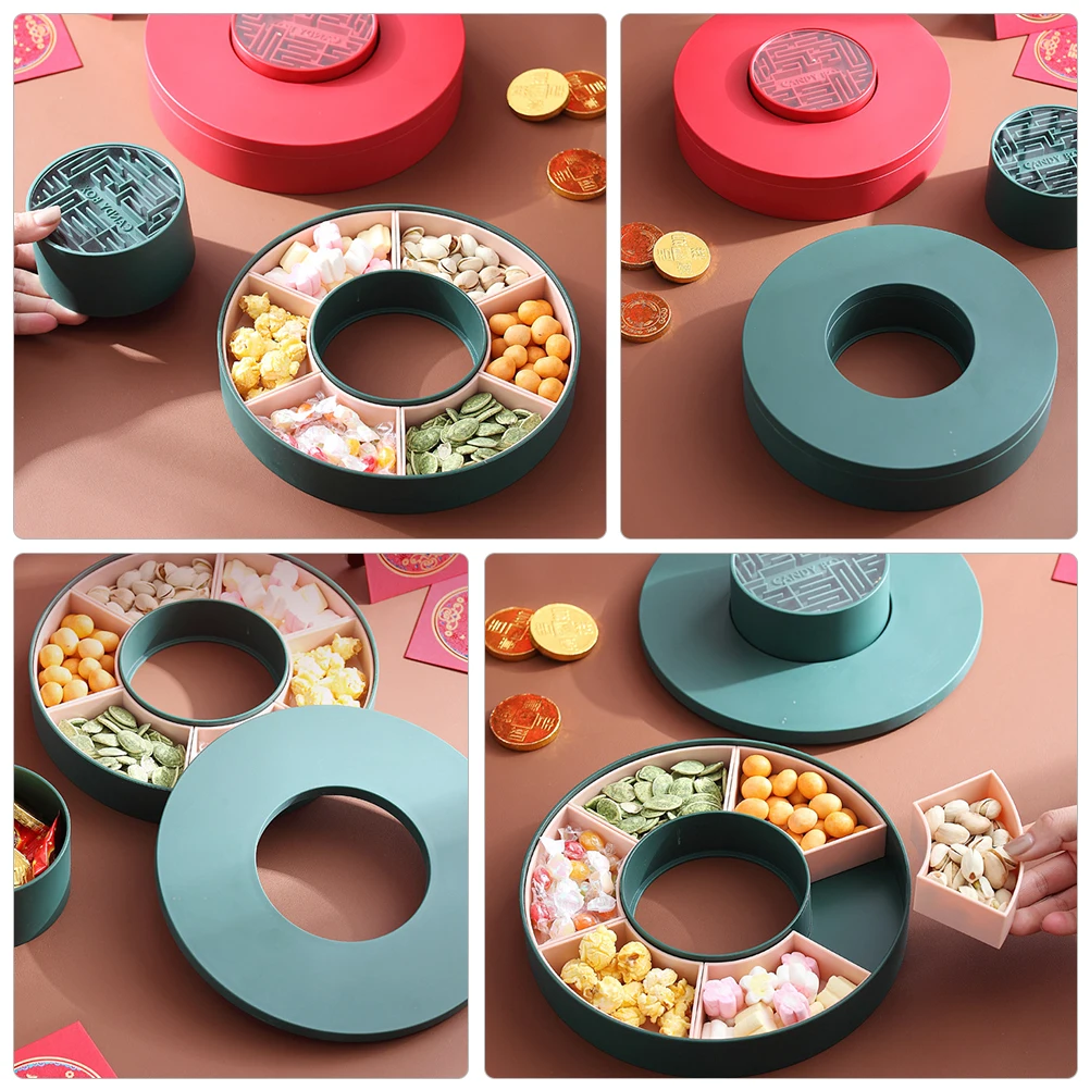 

Candy Box Dried Fruit Tray Platter Snacks Storage Holder Plate Container Creative Plastic Melon Plates Fruits Boxes