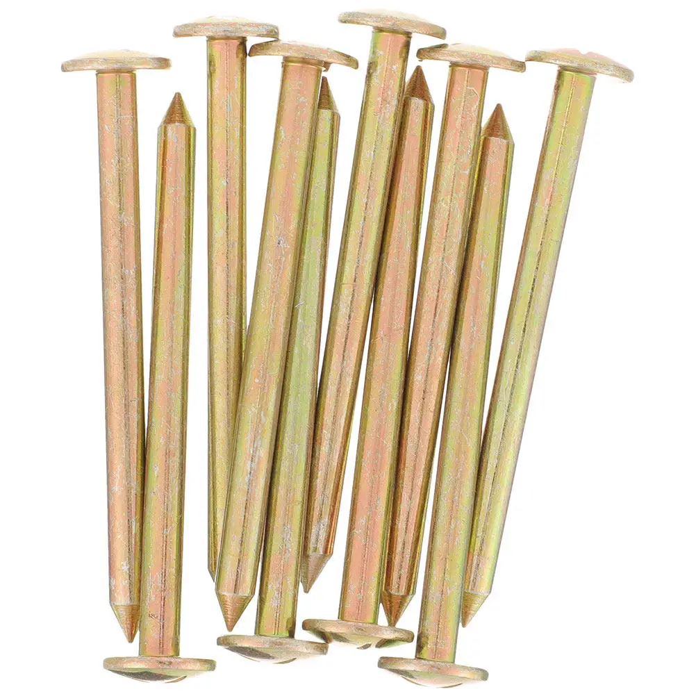 10Pcs Survey Nails Galvanized Multi Functional Survey Marker Stakes Level Observation Measurement Markers Outdoor