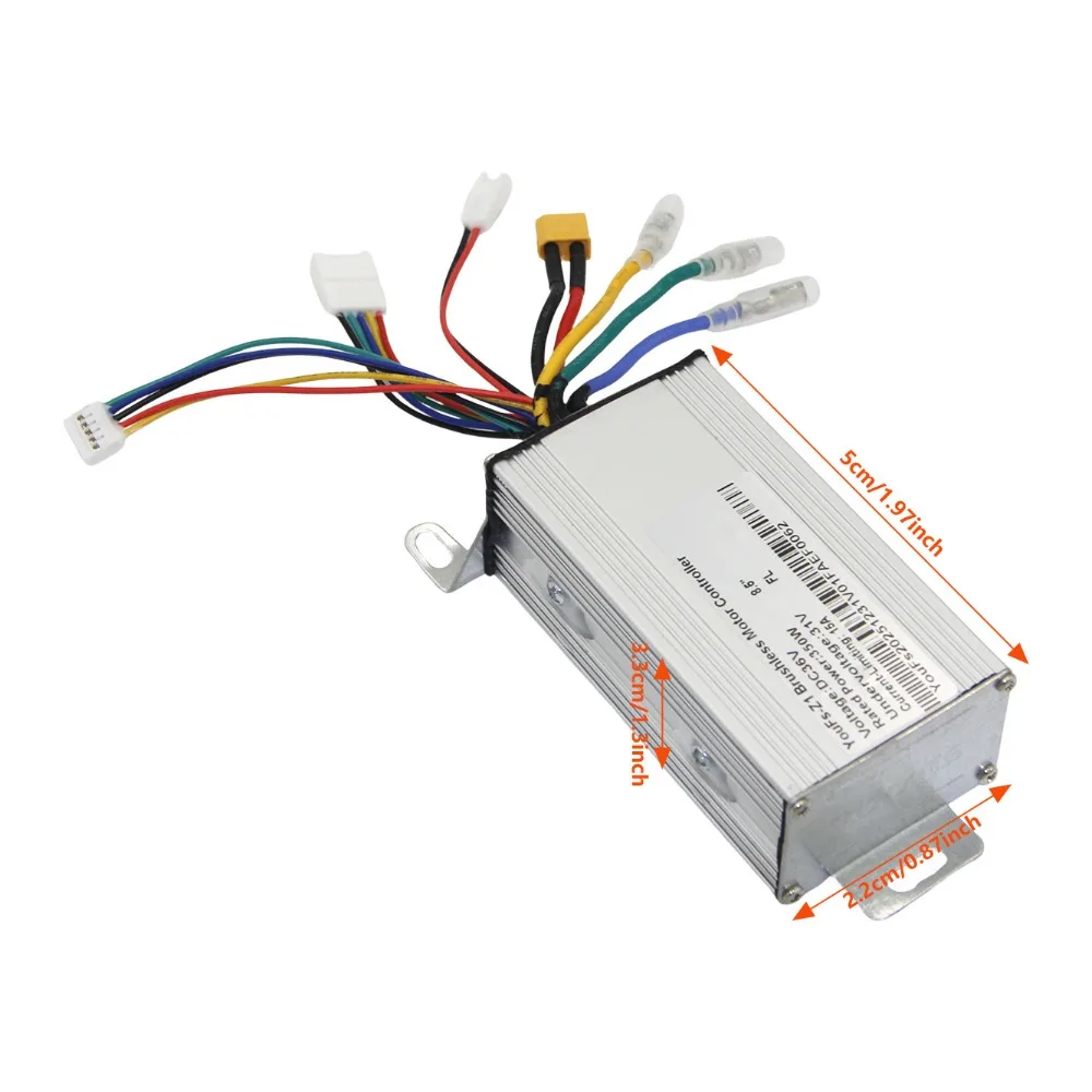 Electric Scooter Controller Kit for YSF 8.5 Inches Controller Dashboard Thumb Shifter Brake Lever Taillight Accessories