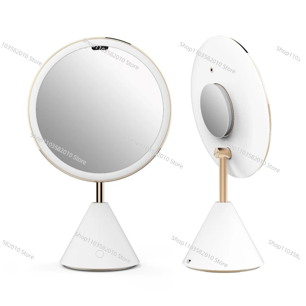 Touch Beauty Dimmable Desktop Light Emitting Diode Lighting Makeup Mirror with Touch Sensor Switch Personalized Makeup Mirror