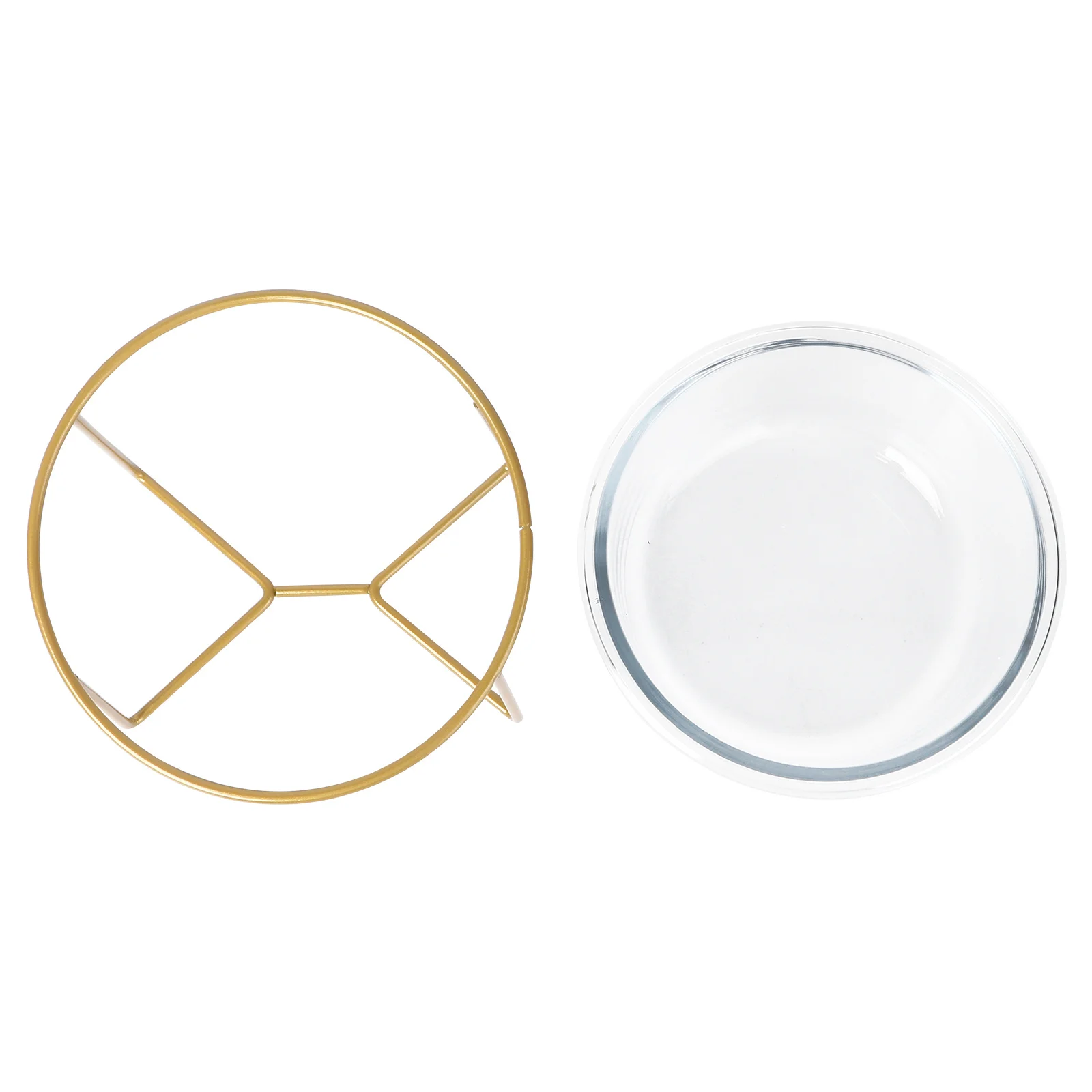 

Glass Pet Feeding Bowl 480ML 800ML Cat Dog Food Container Elevated Base Bowl Scratch Resistant Durable Pet Dining Solution