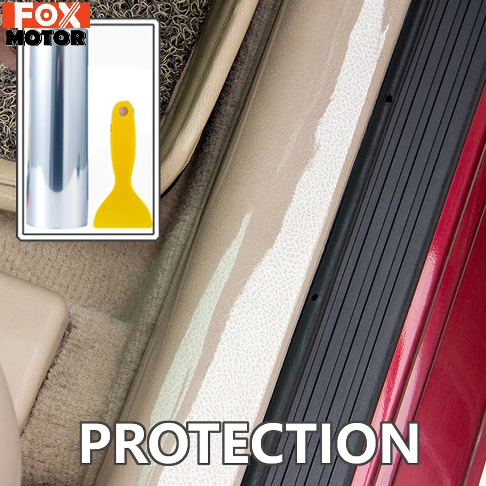 2M Car Door Anti Kick Sticker Rhino Skin Car Bumper Protective Film Hood Paint Protection Anti Scratch Films Door Sill Protector