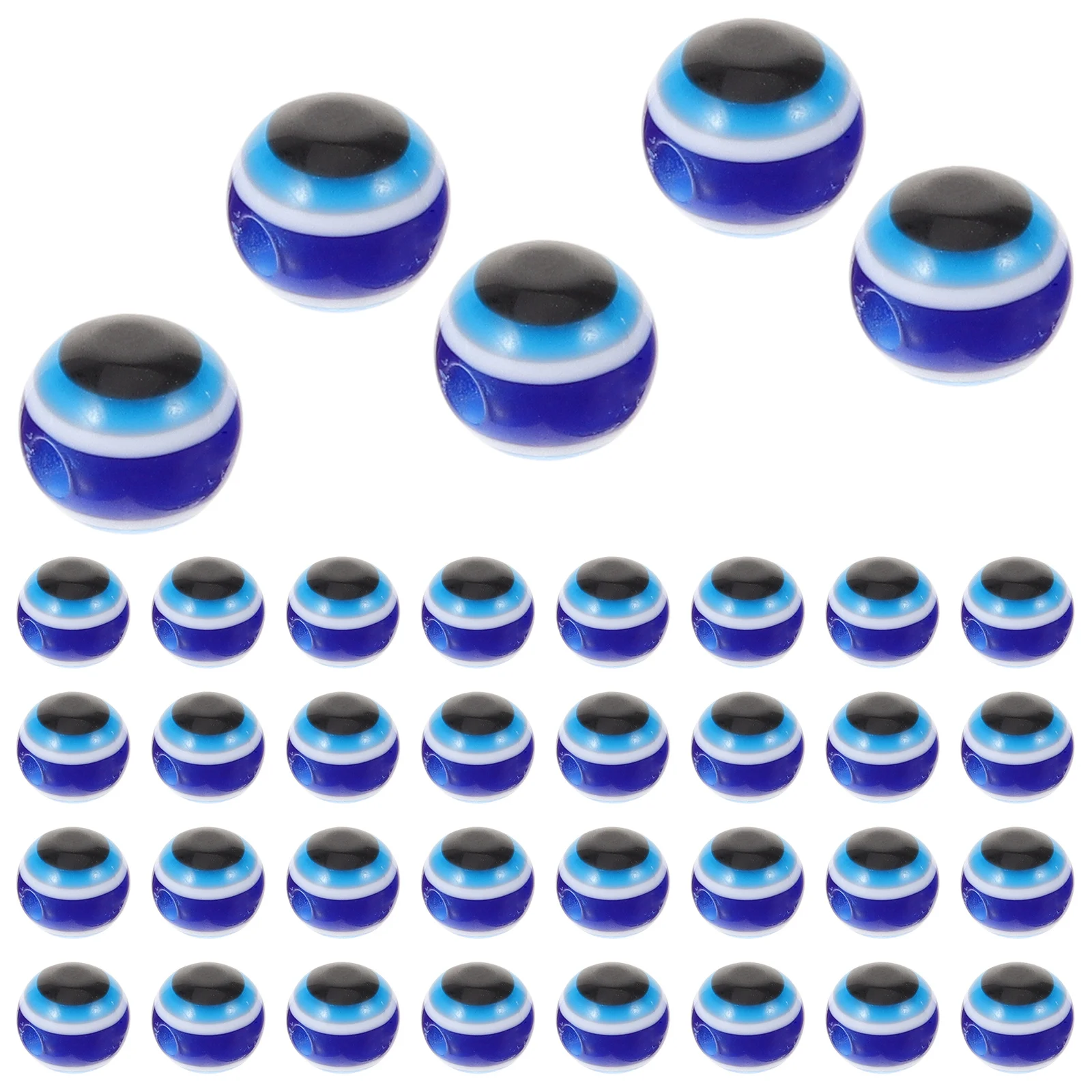 

100 шт., ювелирные изделия из смолы для глаз, браслет-разделитель «сделай сам», ожерелье, серьги, изготовление ярких гладких маленьких ремесленных бусин для брелока «сделай сам»