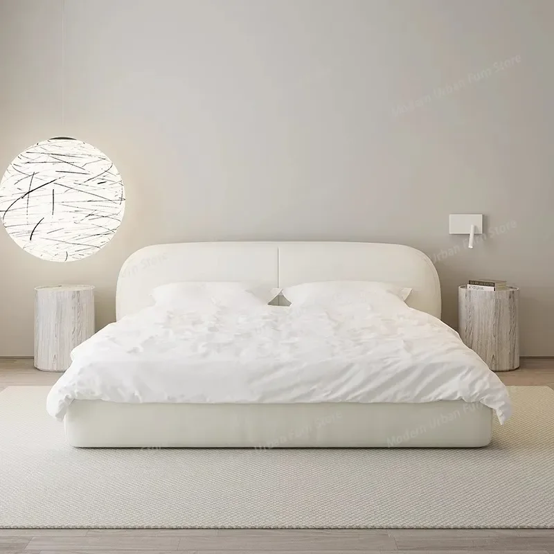 

Luxury Modern Beds Double Princess Beauty Cheap Aesthetics Minimalist Bed American Design Fashionable Wood Muebles Furniture