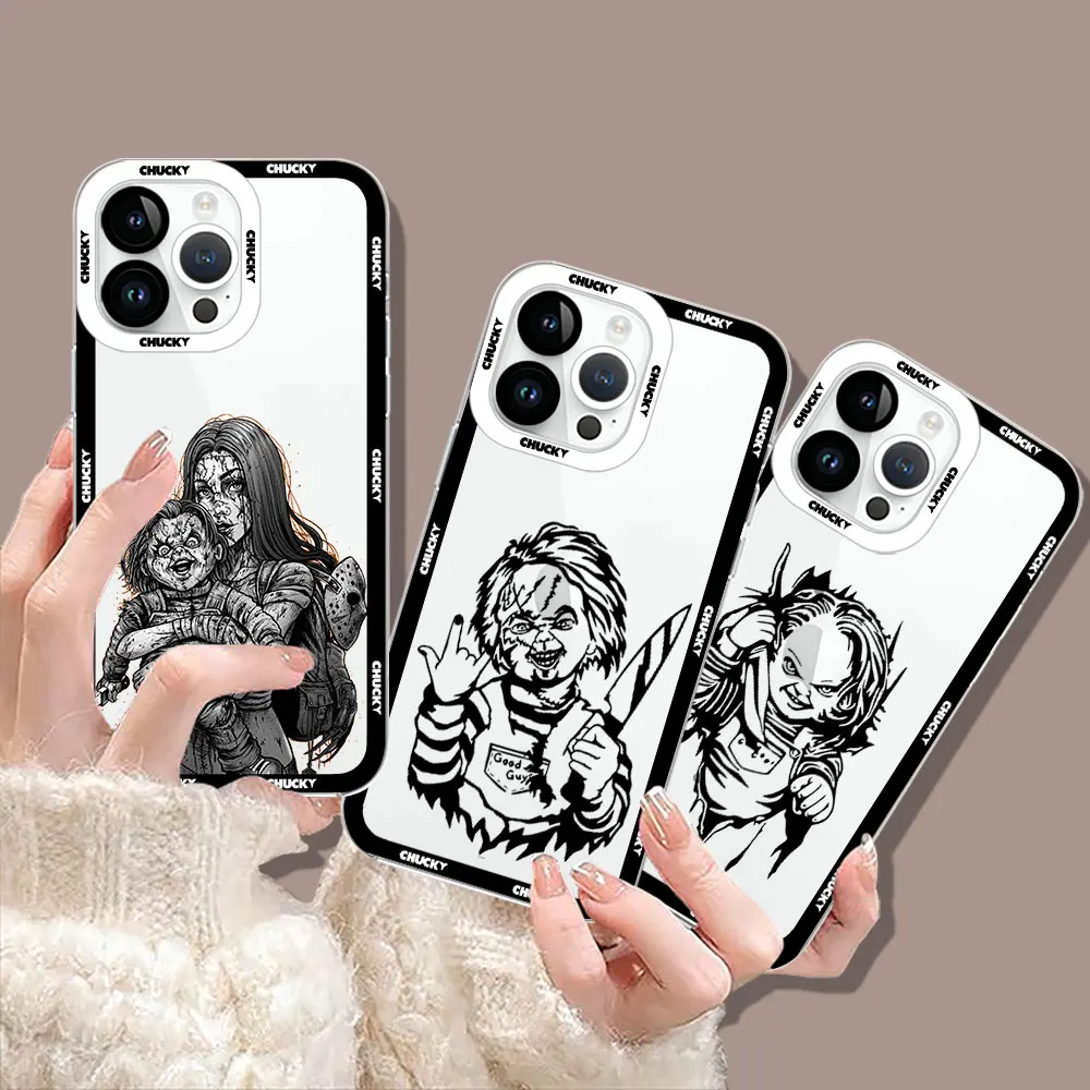 Chucky Good Guys Phone Case For Apple iPhone 15 14 13 12 11 XS Pro Max 16 8 7 Plus 6S X XR SE Cases Transparent Cover Cqoue