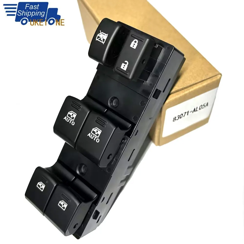 

Front Left Electric Power Master Window Switch Control Button for 2015 2016 Subaru Outback Legacy 83071-AL05A Car Accessories