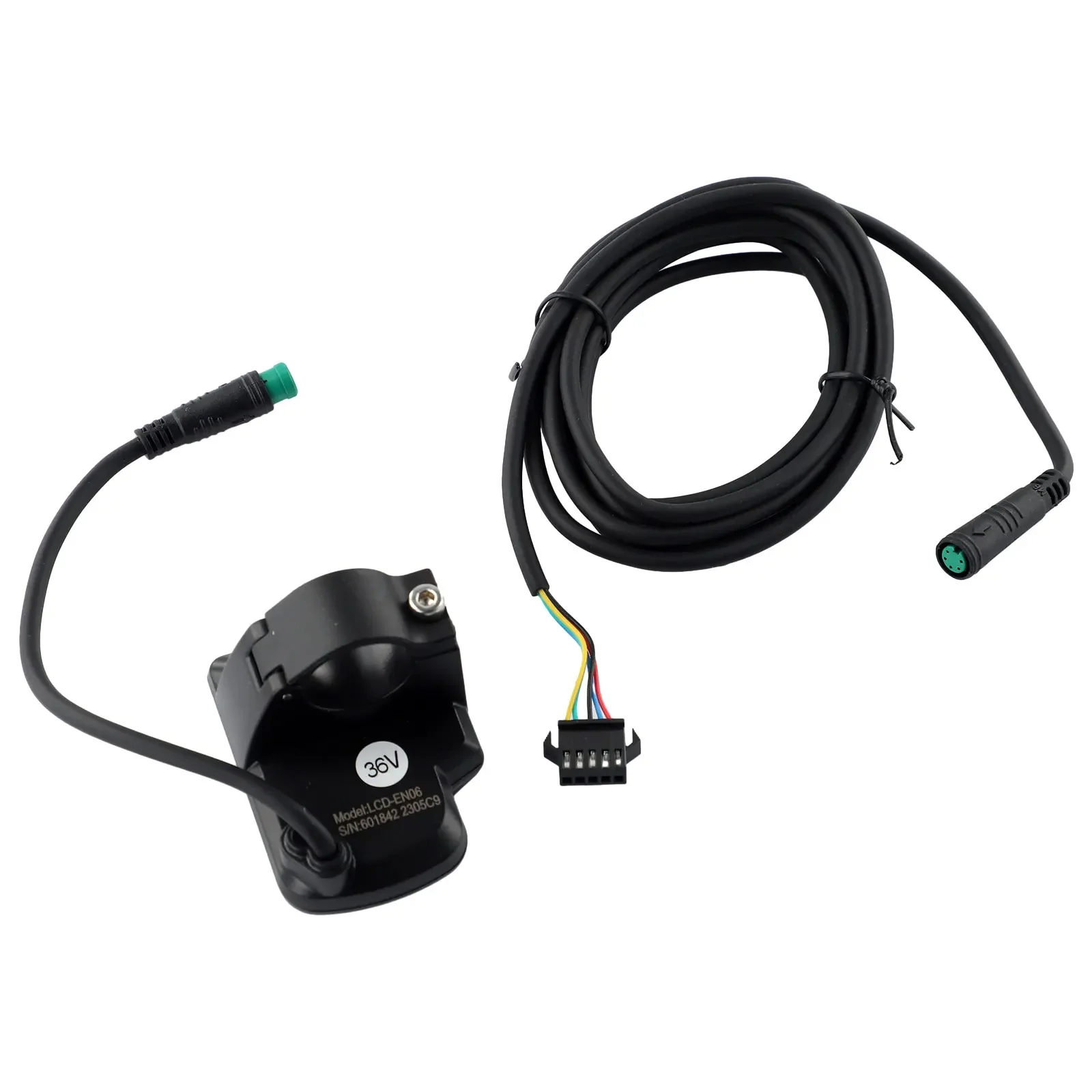 

Electric Bicycle Display Control Panel 24-48V 5 Pin EN06 Intelligent LCD Instrument Panel With Adapter Cable E-bike Accessories