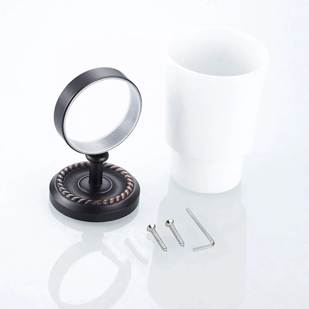 

Bathroom Wall Toothbrush Holder Cup Metal for Copper Accessories Hanging Hardware