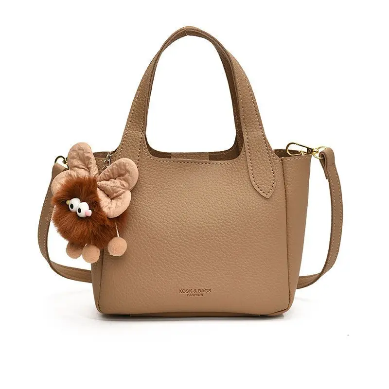 Retro Small Bag Portable Versatile Bucket Crossbody Bag Women's Fashion 2026 New Single Shoulder High-end