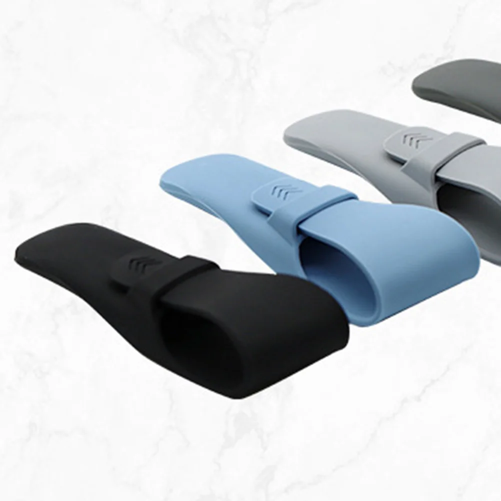 

2 Pcs Razor Storage Bag Shaver Travel Carrying Silicone Cover Portable Case Shaving Silica Gel