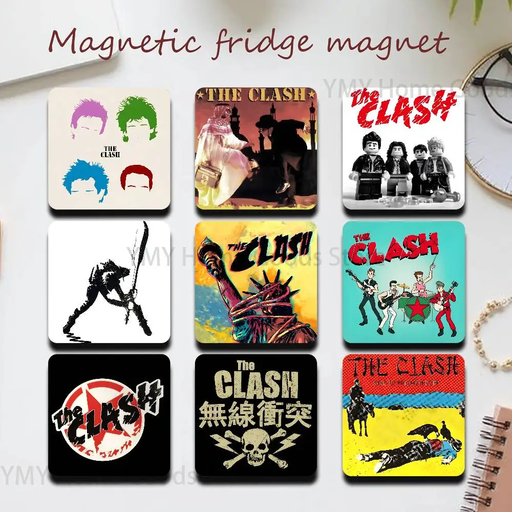 Rock Music Heavy Metal Band The Clash Magnet Refrigerator Fridge Sticker for Home Decor DIY Wall Decor
