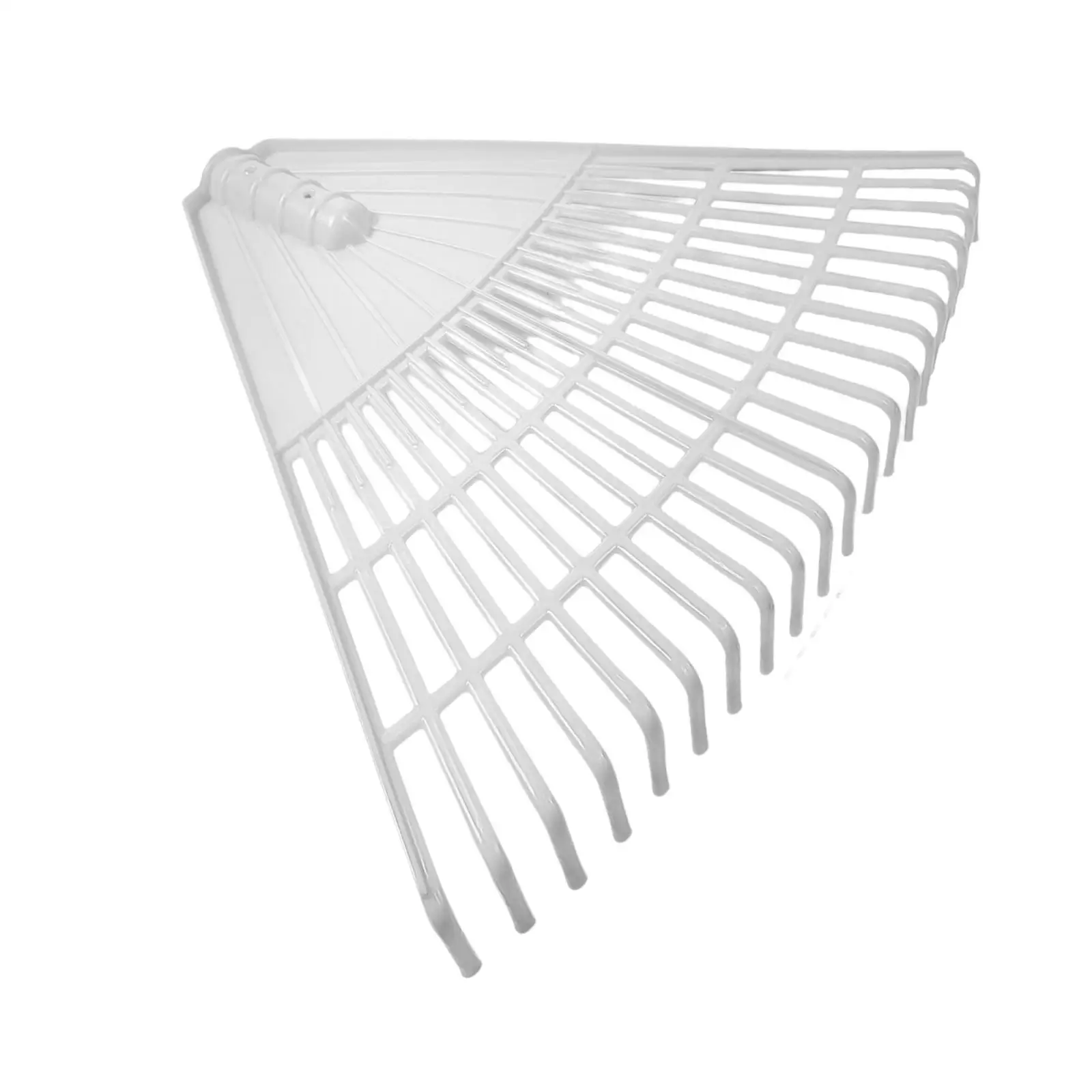 PP Material Leaf Rake Head 21 Tines Garden Rake Head Replacement for Agriculture Yard Lawn Equipment