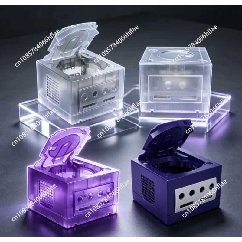 For NGC Console Replacement Housing, Translucent Game Case Cover