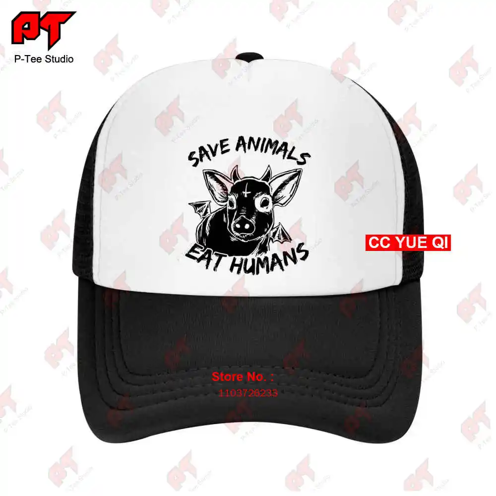 

Save Animals Eat Humans Evil Piggy Baseball Caps Truck Cap XX1W