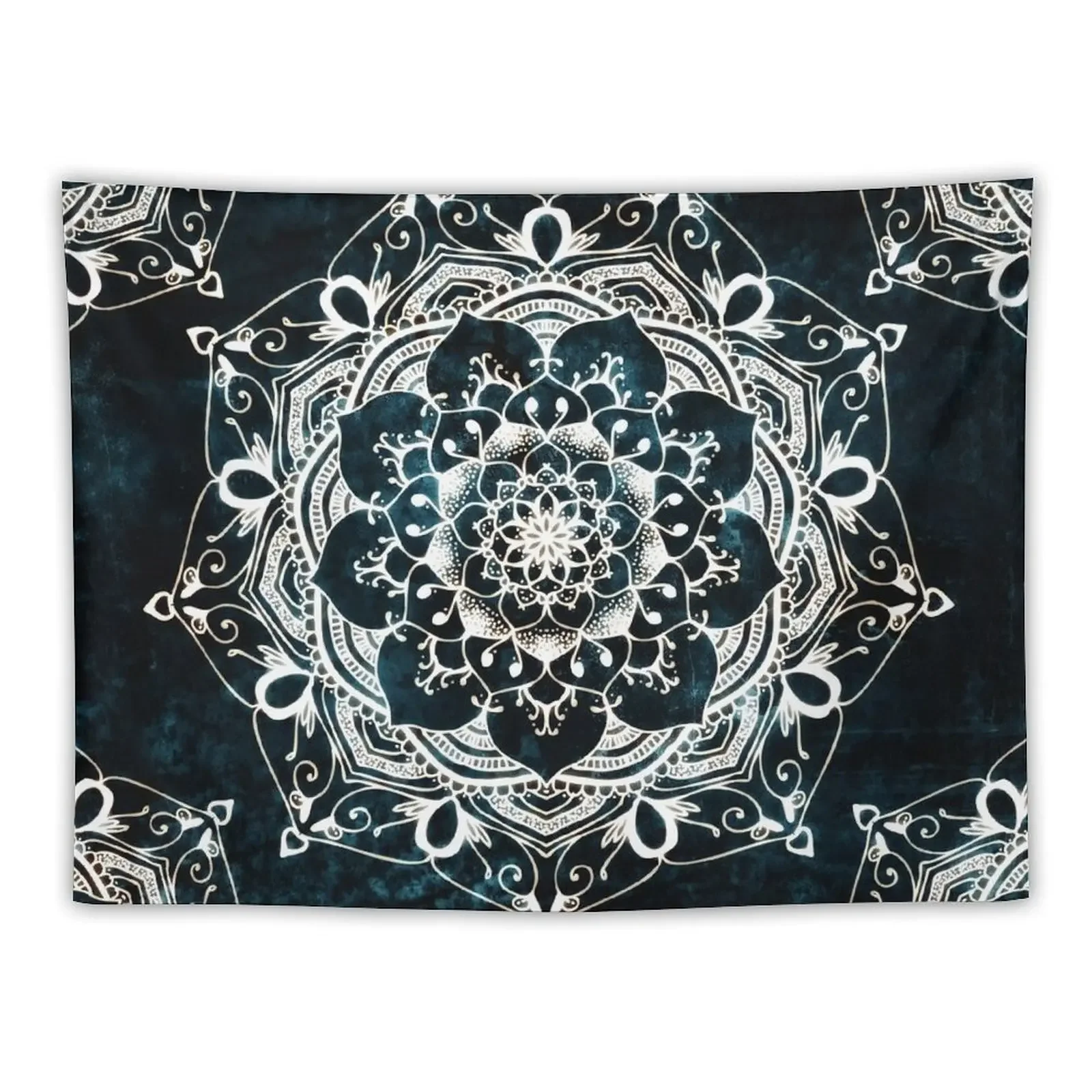 

Mandala Glowing Spirit Bohemian Zen Spiritual Meditation Tapestry Bedroom Decor Aesthetic Custom Tapestry