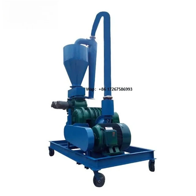 Automatic Mobile Air Powered Grain Transport Systems High Productivity Rice Grain Extractor for Soybean Wheat Key Motor