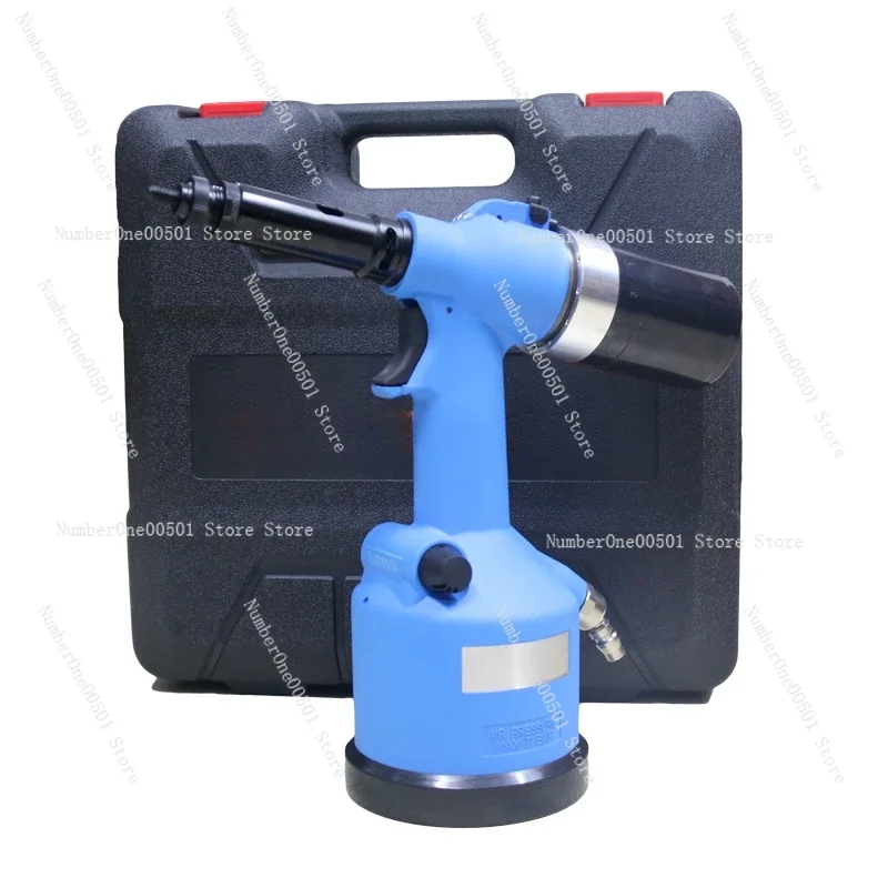 

Pneumatic riveting gun, automatic riveting nut gun, M8M6 pneumatic riveting tool, air pressure 5-7bar, tensile force 19.1KN