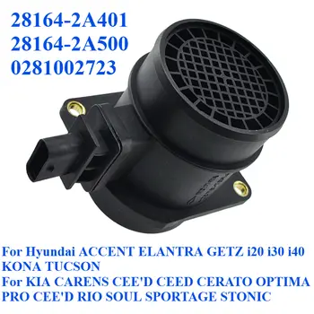 28164-2A401 28164-2A500 0281002723 Pro Hyundai ACCENT ELANTRA GETZ i20 i30 i40 KONA TUCSON KIA CARENS SNÍMAČ HMOTNOSTNÍHO PRŮTOKU VZDUCHU MAF 10 nejlepší prodej senzor MAF Hyundai Elantra - №1