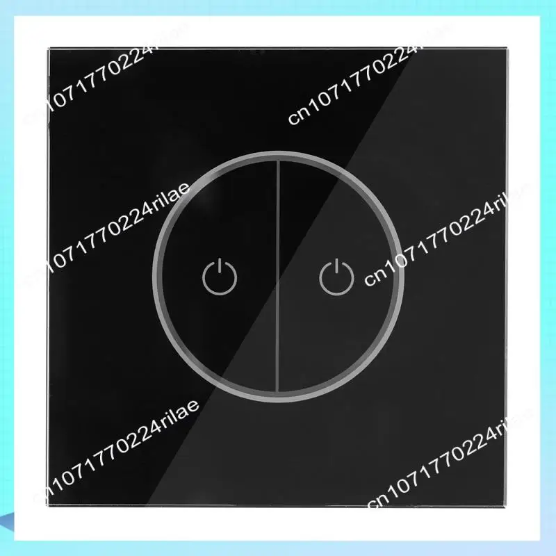 A17Z Tuya Wifi Smart Switch Two-Opening Glass Panel Touch Switch Universal For European And National Standards