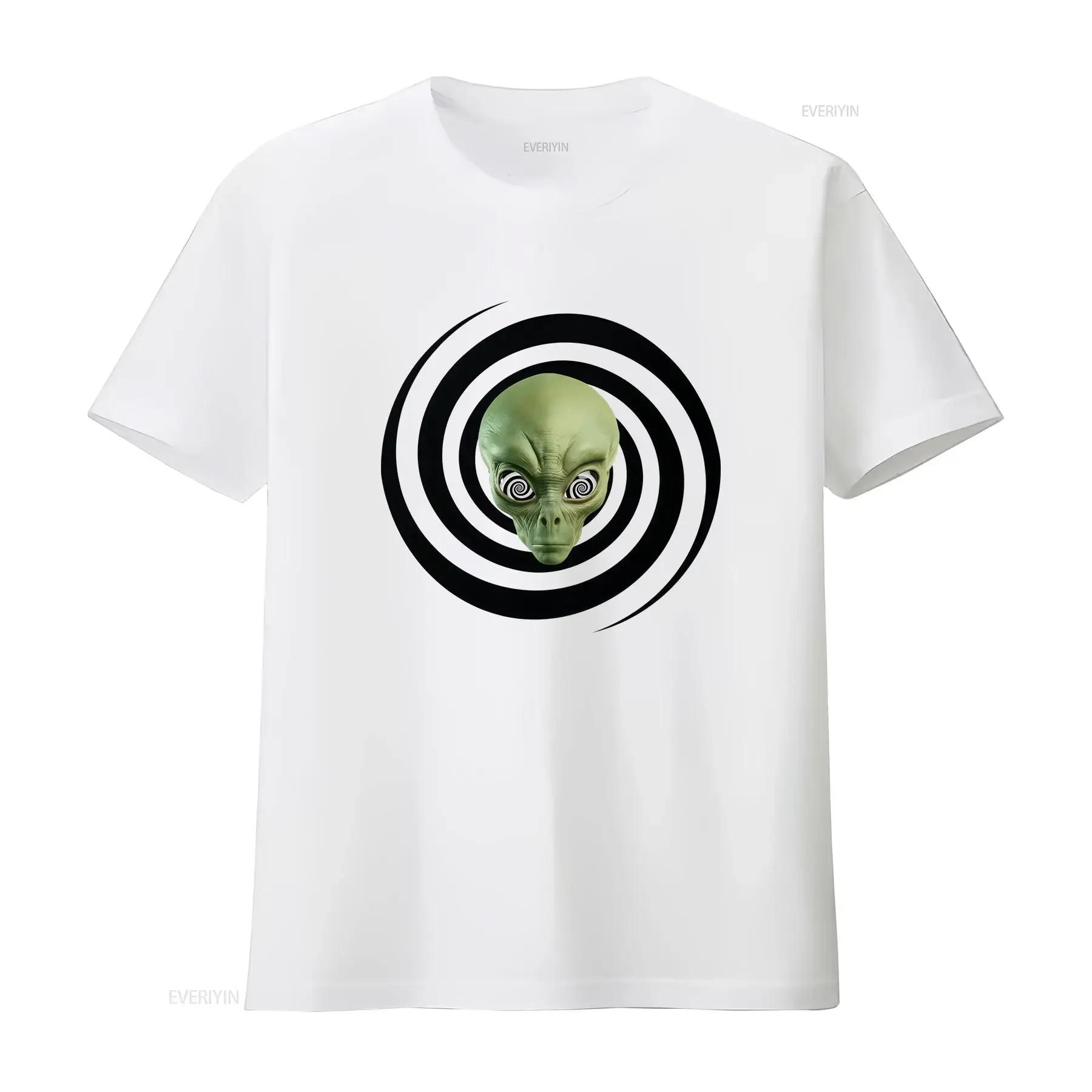 Alien T Shirt Hypnotic Y2K vintage Washed Stylish Stretched Slightly streetwear Unisex fashion Comfortable Breathable graphic