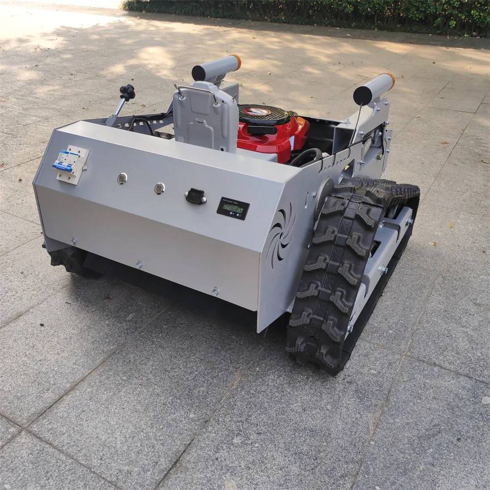 High quality CE approve grass cutting machine agriculture electric crawler remote control robot lawn mower