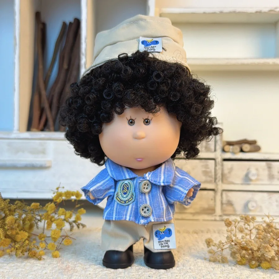 18cm Spanish Mia Potato Doll Only Clothing Vinyl Doll, Adorable Birthday Gift & Party Souvenir-Only clothing