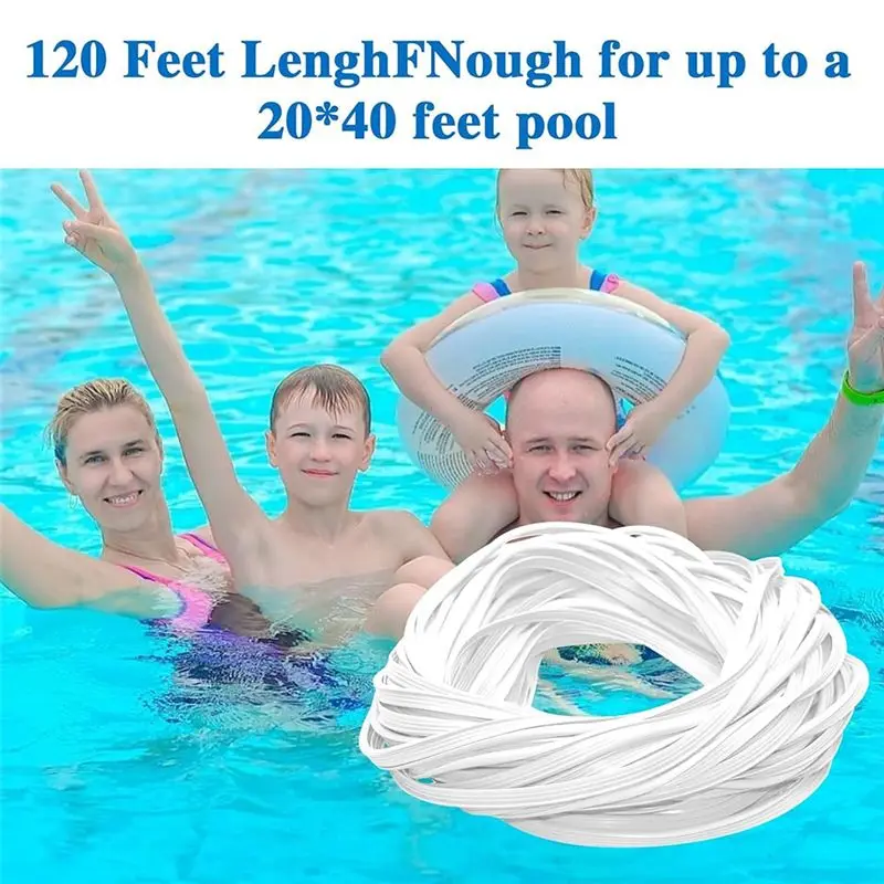 120 Ft Pool Liner Lock For In-Ground And Above Ground Pools Roll Swimming Pool Liner Bead Lock For Above-Ground Pool Multi-Purpo