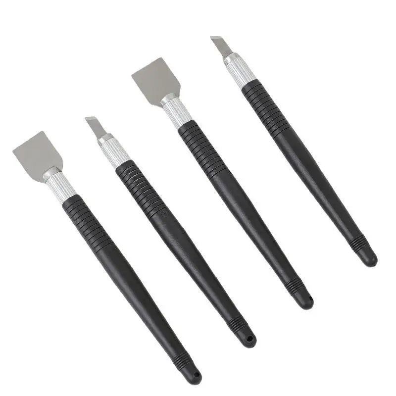 【L】2Pcs High Quality Phone Repair Tools Memory Metal Tin Scraping Knife Solder Paste Mixing Knife Pry Opening For Phone Repair