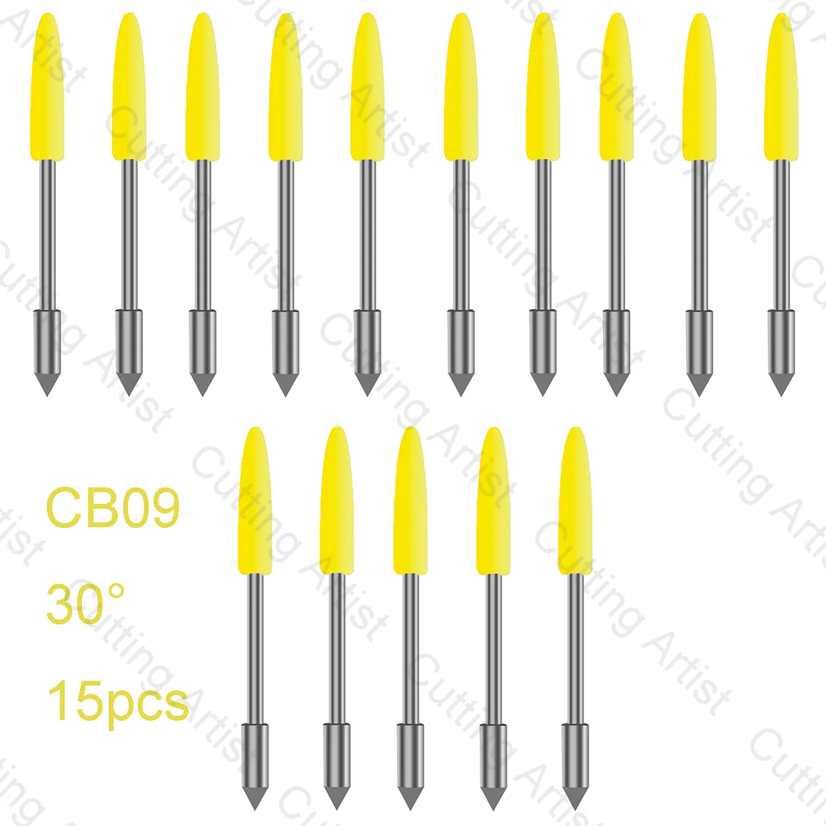 

15pcs 30 Degree Cutting Blade for Silhouette Cameo 3 2 1 CB09 CB09U Portrait 2 1 Curio With Springs Accurate durable