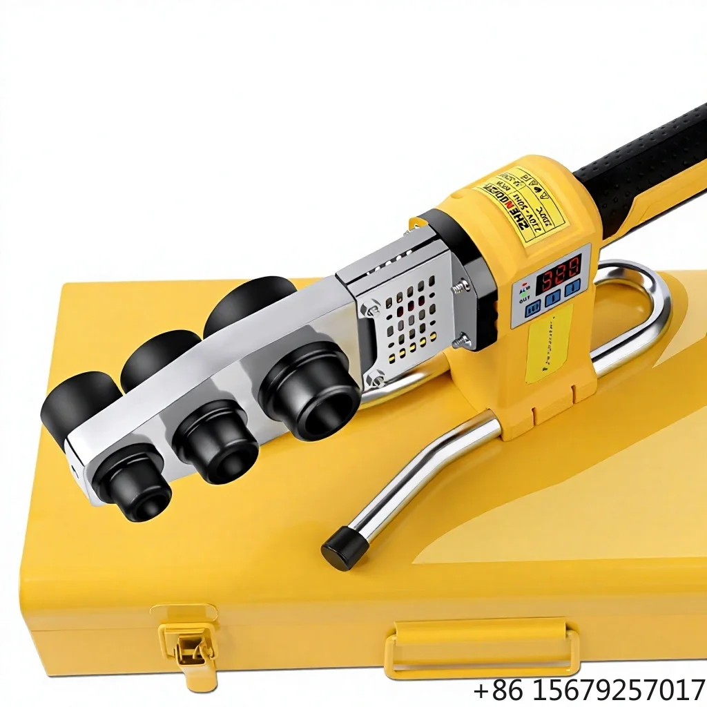 New Model China PPR Hot-Melt Welder Machine for Pipe Fittings and Water Pipes High-Power Home Use Heating Tool PVC/PE