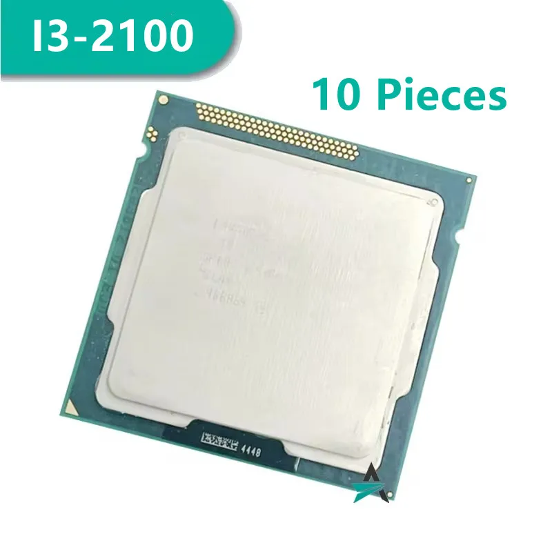 

10PCS Core i3-2100 i3 2100 3.1 GHz Dual-Core CPU Processor 3M 65W LGA 1155