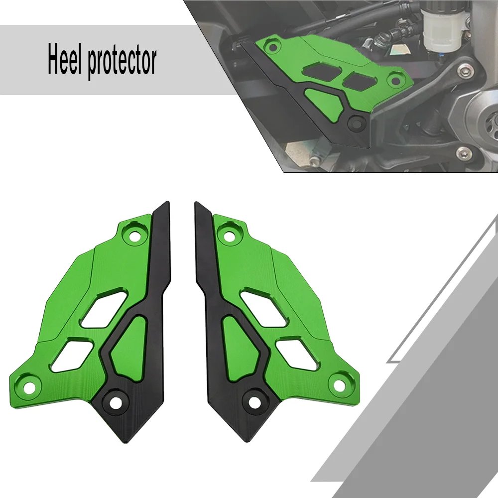 

2024 Motorcycle For Kawasaki Z900 Z900SE Z900 ABS Z 900 2017-2023 2022 2021 Rear Pedal Guard Heel Plate Decorative Accessories