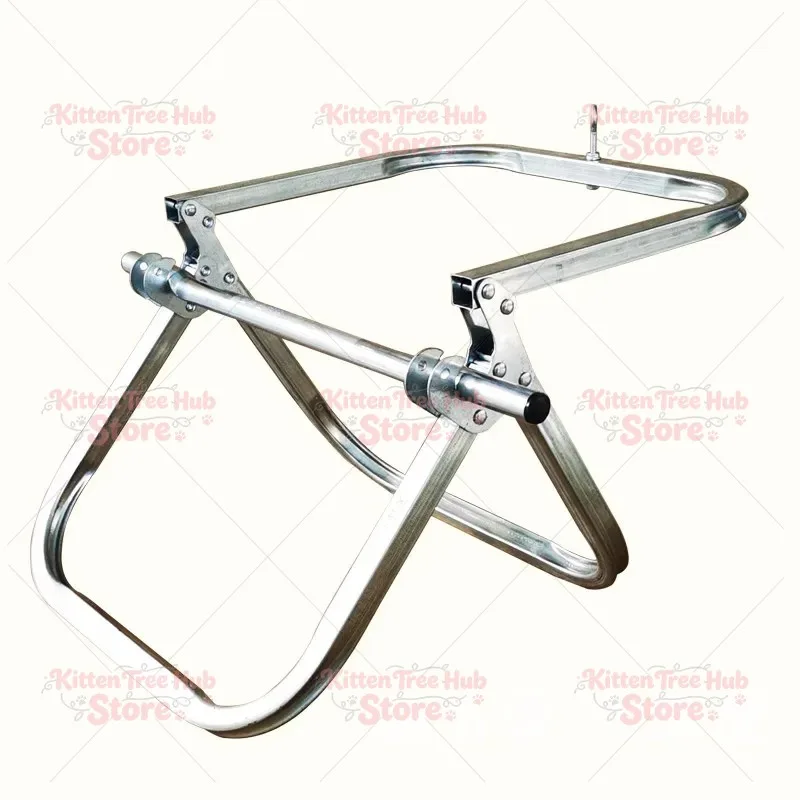 Foldable Metal Cable Reel Stand, Universal Wiring Tool, Foldable Reel Support