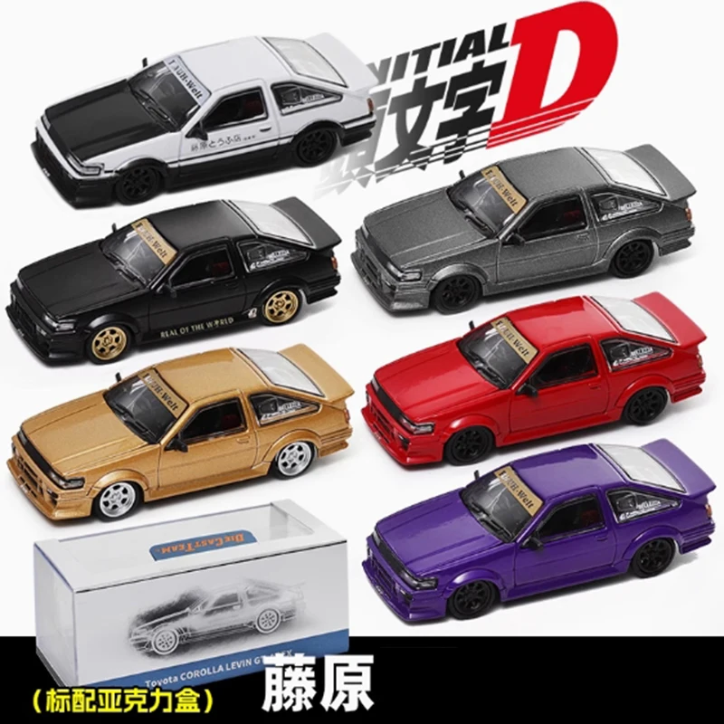 

DCT 1/64 Corolla Levin GT-APEX AE86 широкий корпус модифицированный сплав модель автомобиля коллекция украшенные праздничные подарки игрушки сувенирный подарок