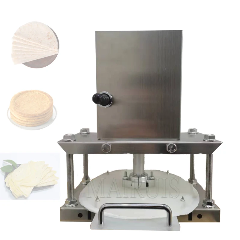 Electric cake press commercial hand-grabbing cake pressing machine flattening machine pressing dough tortilla