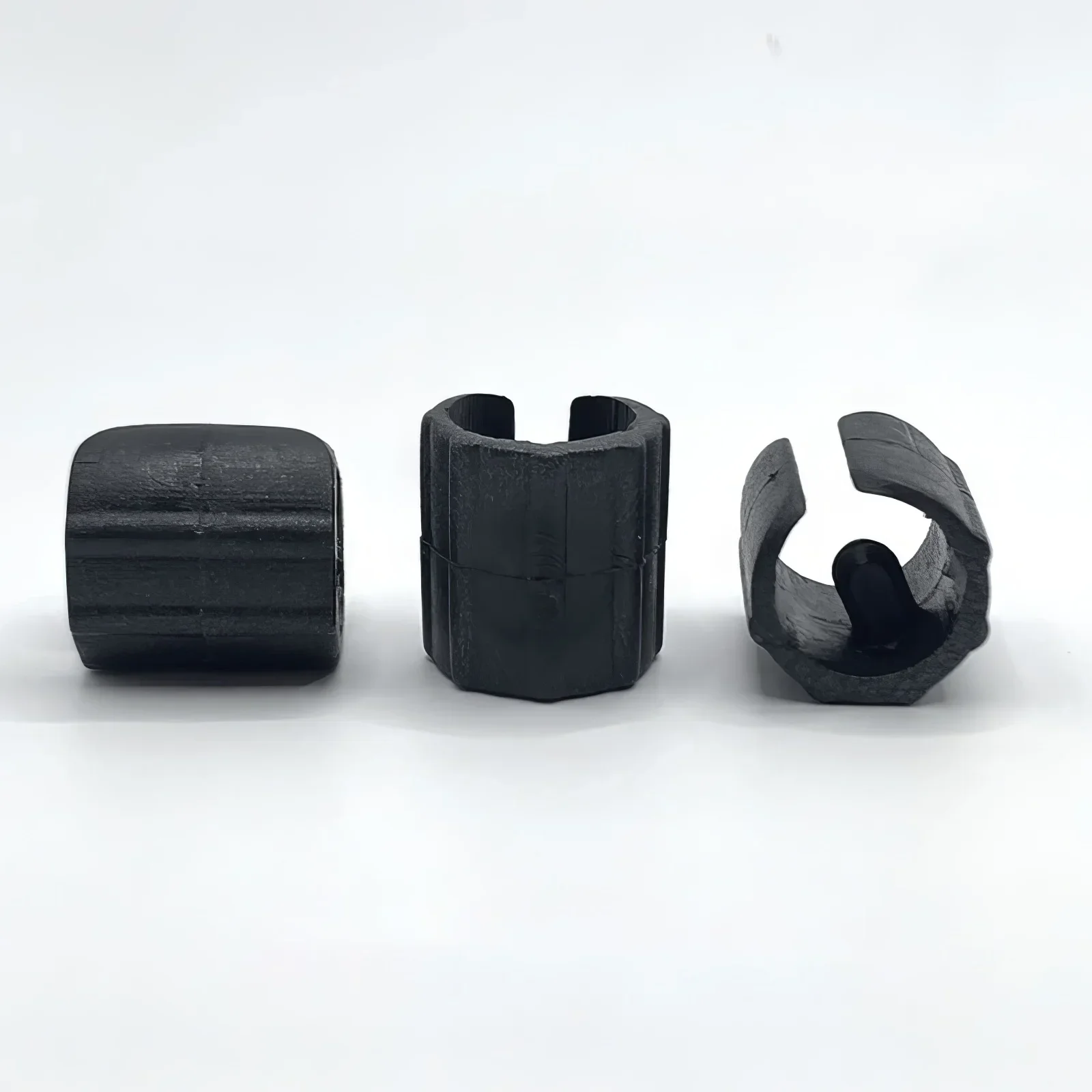 10pcs Chair Feet Tube Wrap Pads U-Type Non-slip 22/25/32mm Desk Leg Tip Pipe Clamps Black Plastic Raised Hangers Round Plug Pads image 5