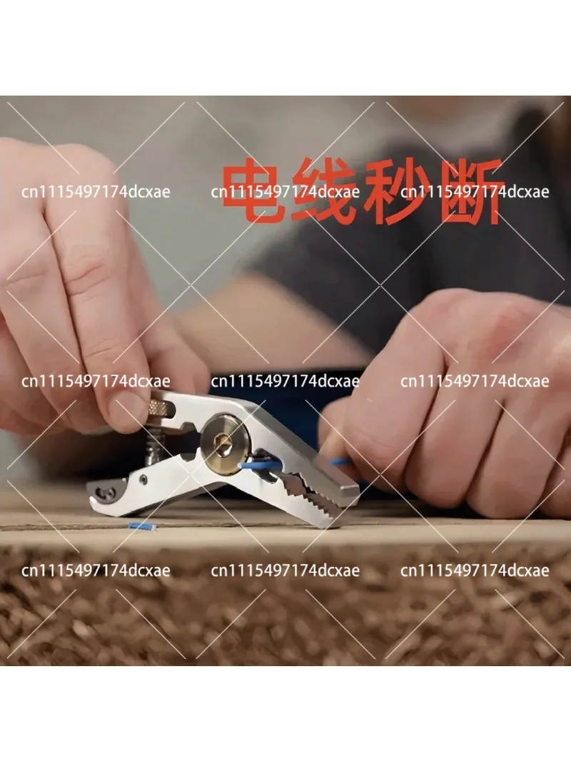 5-in-1 Multifunctional Clamp Pliers Wrench EDC Tool with Fixing Holding Fixture for Home Auto Repair Tool Kit
