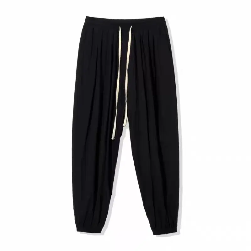 Boy Men Harem Loose Pants Men Punk Harajuku Trousers Casual Baggy Pants Ins Ulzzang Sweatpants Hip Hop High Street Streetwear