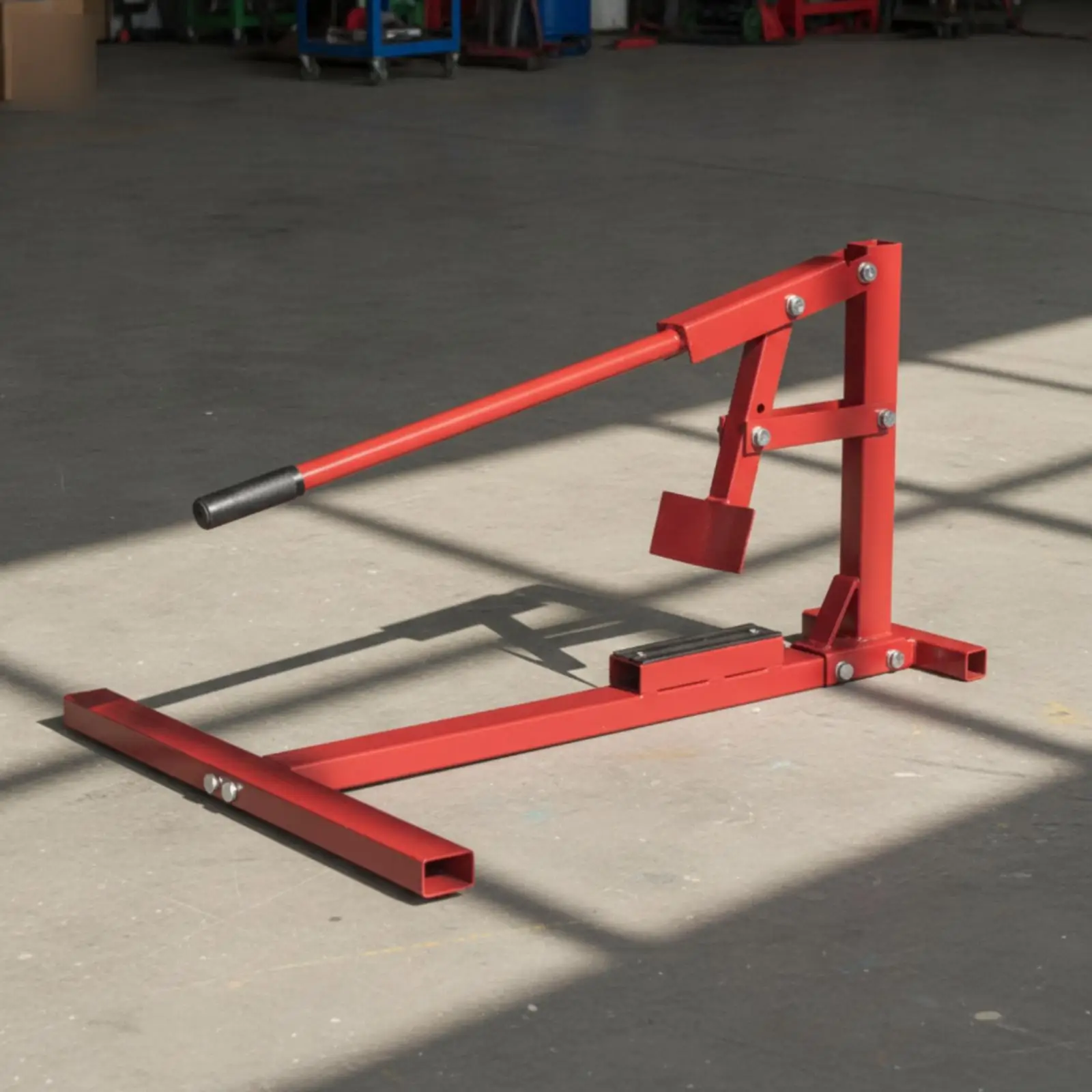 Tire Changer with Lever Arm Adjustable Bead Breaker Portable for Home Workshop