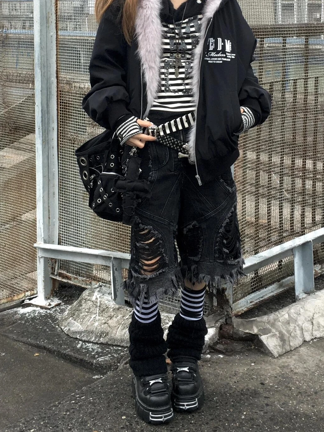 

Vintage Y2K Baggy 2000s Denim Trouser Casual Washed Minimalist Calf Length Pants Grunge Street Women High Waist Black Jeans