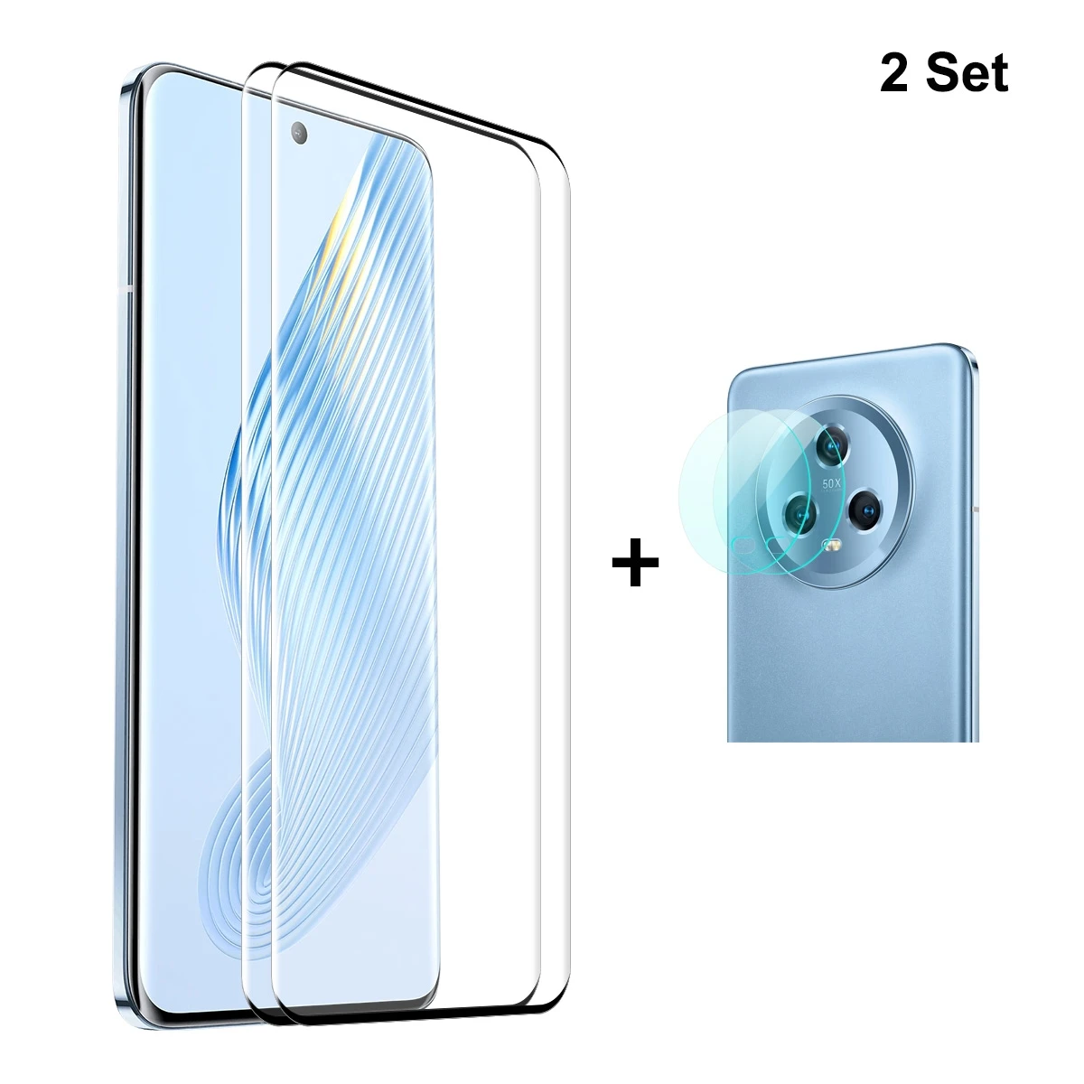 Full Coverage Tempred Glass For Honor Magic5 Camera Protective Films Honor Magic5 Lite/Honor Magic5 Pro Screen Protector Lens