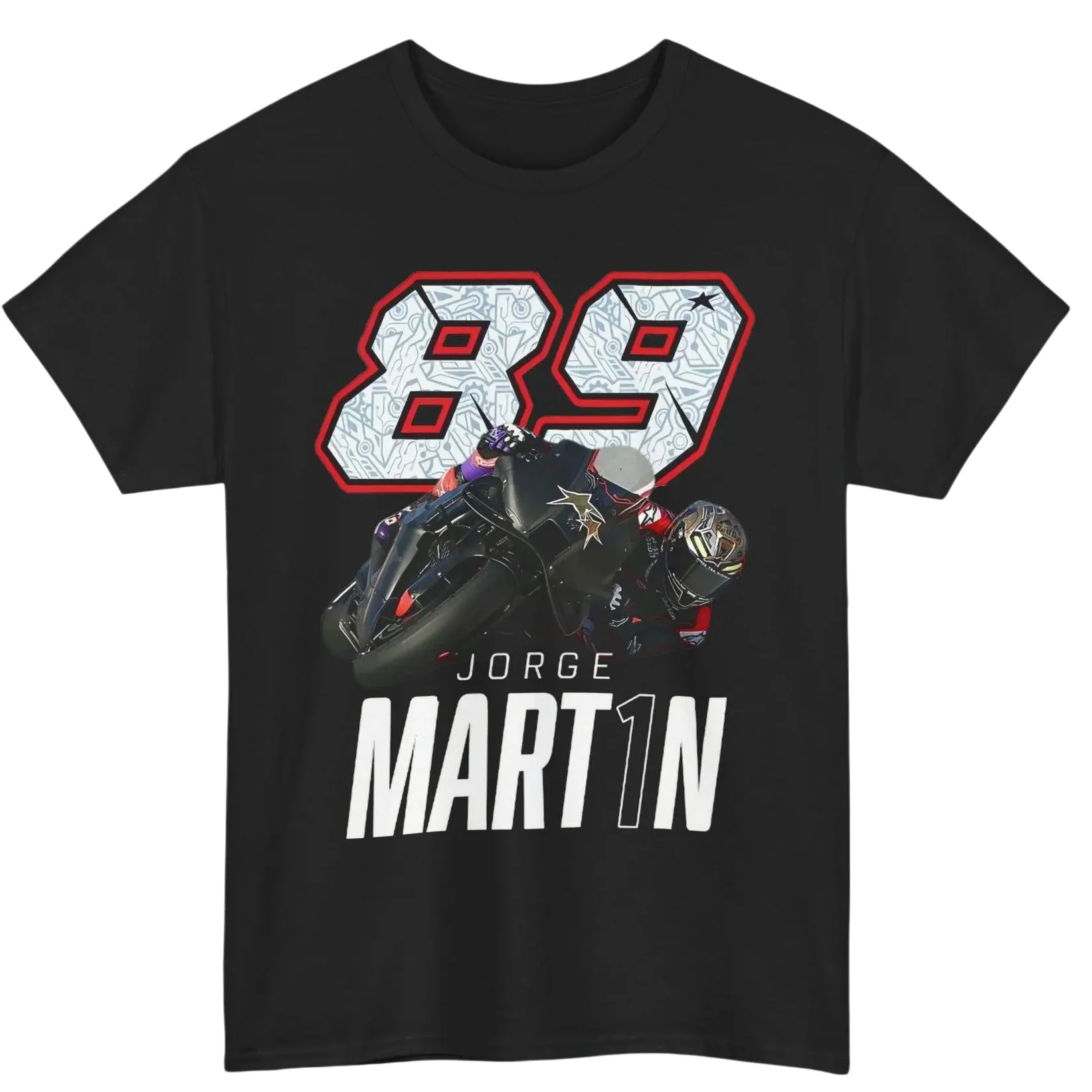 Camiseta gráfica de Jorge Martin para hombre, camiseta holgada 100% de algodón, cuello redondo, manga corta, estilo callejero popular Y2k, nueva camiseta a la moda