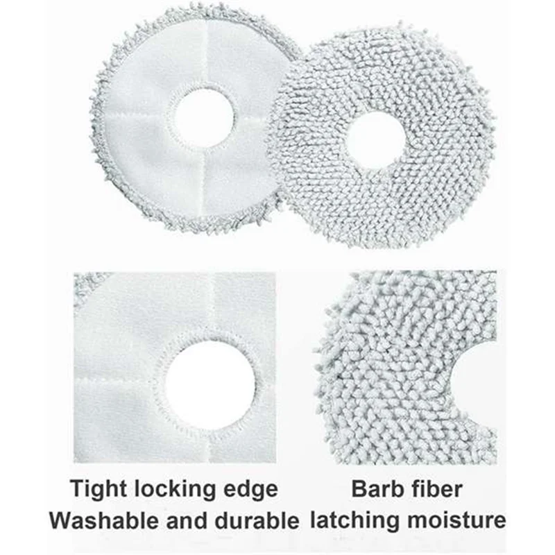 A39M For Xiaomi Mijia M30 Pro / C107 Robot Vacuum Replacement Parts Main Brush Hepa Filter Mop Cloth Dust Bag Replacement Parts