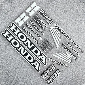 Araba motosiklet honda çıkartmaları logo kask bisiklet çıkartması cb650r cbr forza pcx 125 x adv 350 ila 750 nc750x cb500x hornet 600 gölge 8 en çok satan aksesuarlar motosiklet farı 750-no. 1