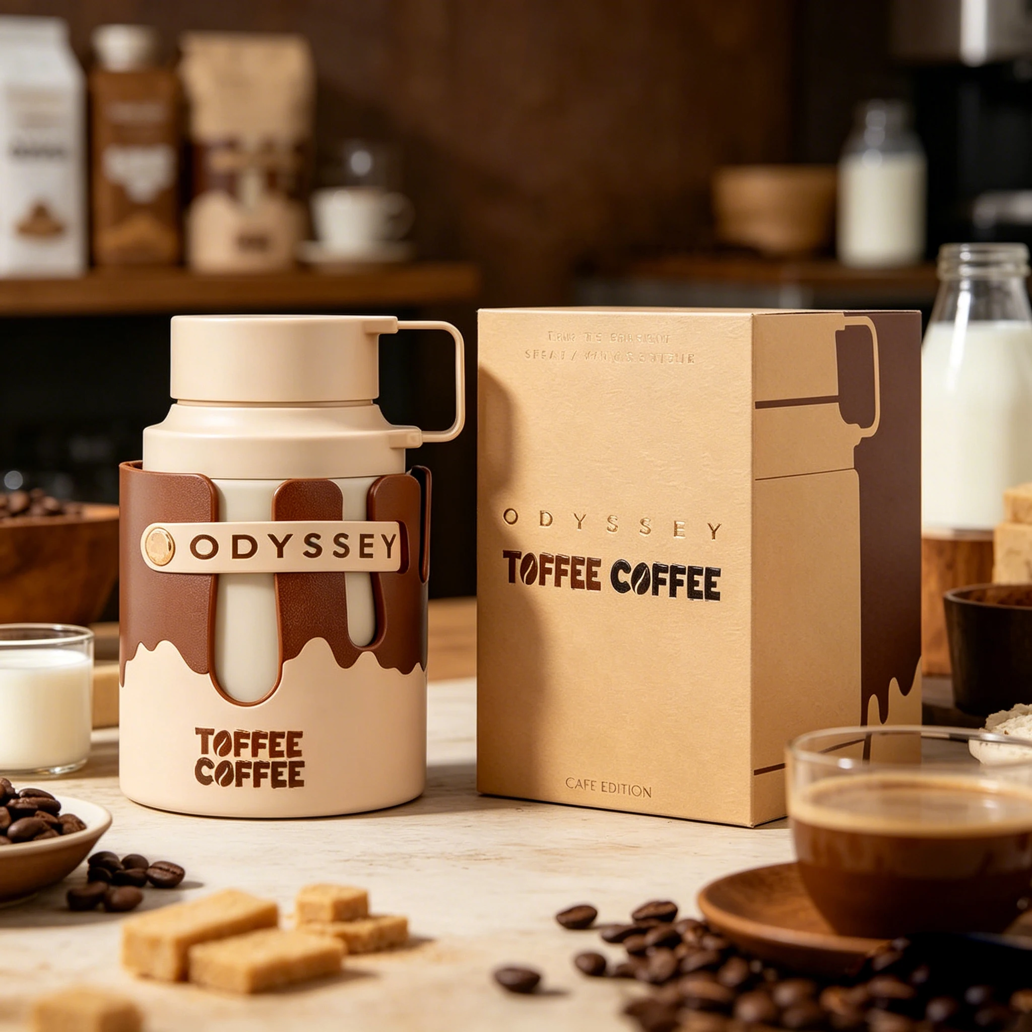 

Armaf Odyssey Men's Perfume Spray 3.4 Oz Toffee Coffee Long Lasting Fragrance for Men