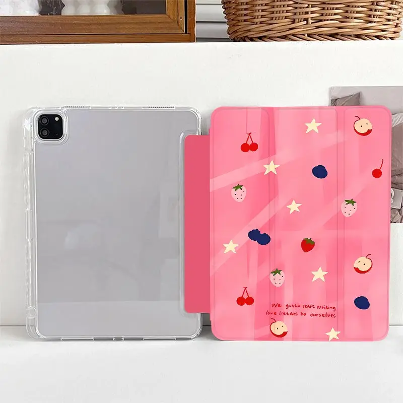Anti-Scratch Tri-fold TPU Case for Redmi Pad SE 11 inch Xiaomi Pad 7/7Pro 8/8Pro 11.2 inch Xiaomi Pad 5/5Pro 6/6Pro 11 inch