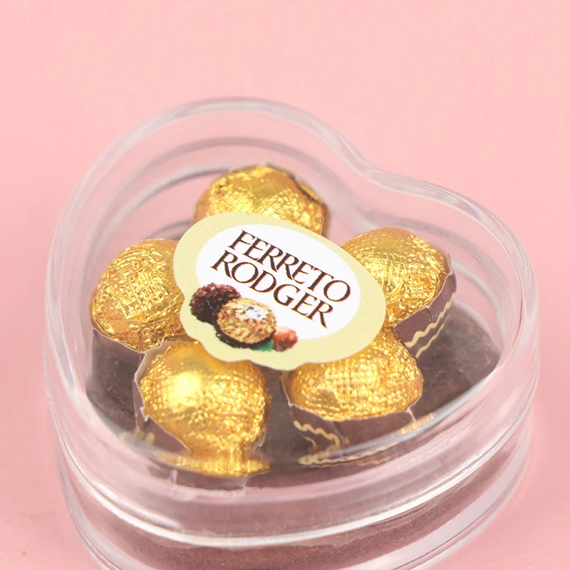 1:12 Dollhouse Miniature Chocolate Gift Box Model Food Toy Kitchen Accessories