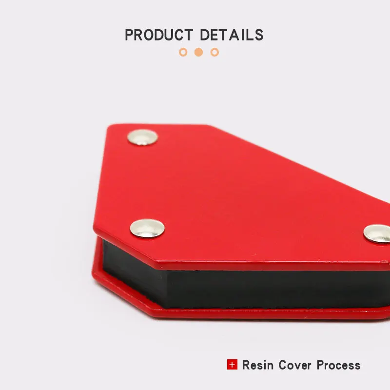 4 قطعة لحام المغناطيس حامل مغناطيسي 45/90/135 درجة 9LB السهم المشبك المشبك المغناطيسي لأدوات تحديد المواقع لحام